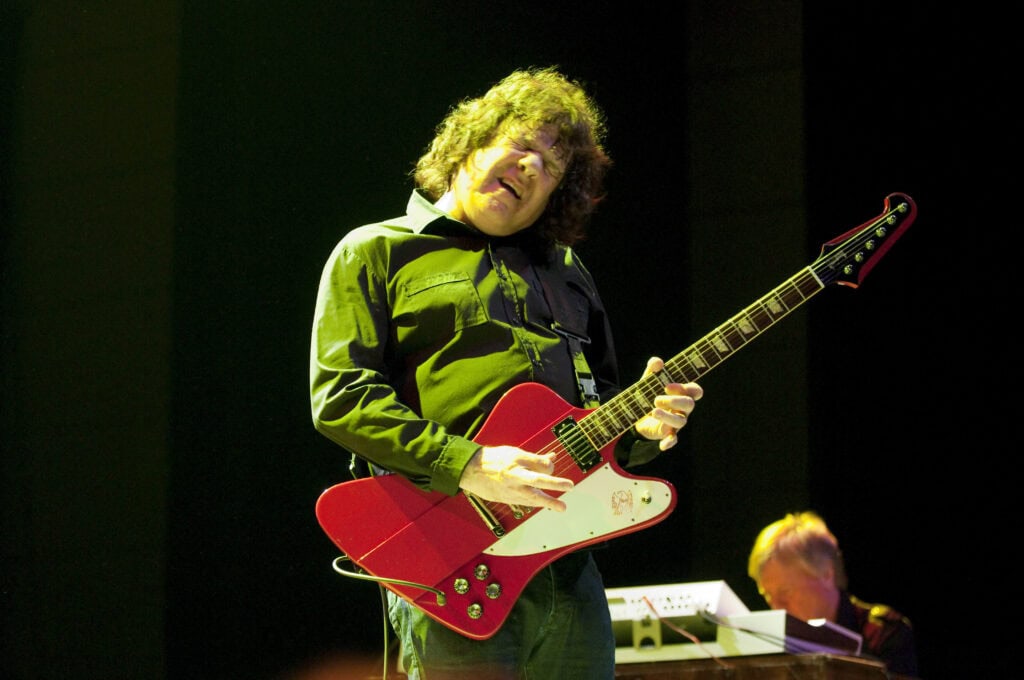 Gary Moore playing a Gibson Firebird