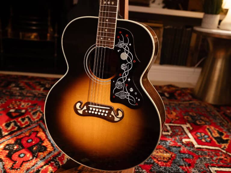The Gibson Brian May SJ-200 12-String Vintage Sunburst: A Beautiful Tribute to a Worthy Genius